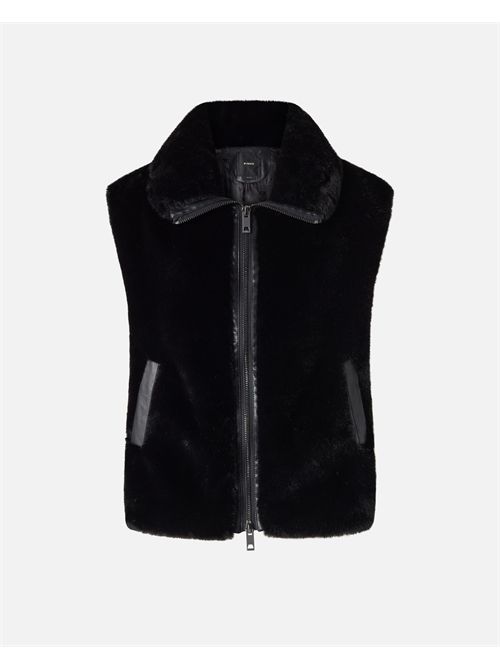 Gilet effetto pelliccia con zip PINKO | 105107A2WN/Z99